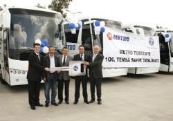 METRO TURİZM’E 100. SAFİR 